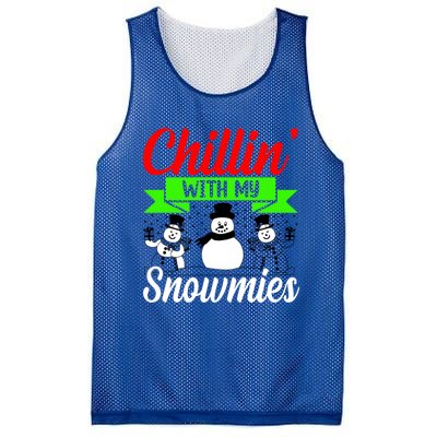 Funny Christmas Family Chillin With My Gnomies Gift Mesh Reversible Basketball Jersey Tank