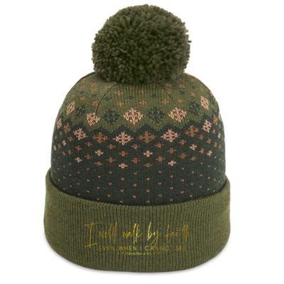 Faith Christian The Baniff Cuffed Pom Beanie