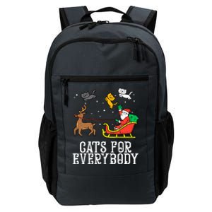 Funny Cats For Everybody Christmas Cat Funny Xmas Santa Gift Daily Commute Backpack