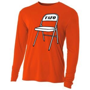 Folding Chair Fafo Alabama Meme Boat Brawl Funny Cooling Performance Long Sleeve Crew