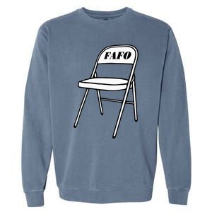 Folding Chair Fafo Alabama Meme Boat Brawl Funny Garment-Dyed Sweatshirt