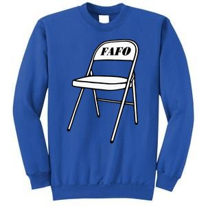 Folding Chair Fafo Alabama Meme Boat Brawl Funny Sweatshirt