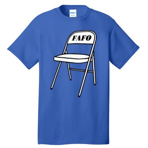 Folding Chair Fafo Alabama Meme Boat Brawl Funny Tall T-Shirt