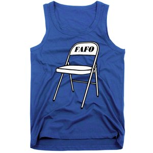 Folding Chair Fafo Alabama Meme Boat Brawl Funny Tank Top