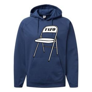 Folding Chair Fafo Alabama Meme Boat Brawl Funny Performance Fleece Hoodie