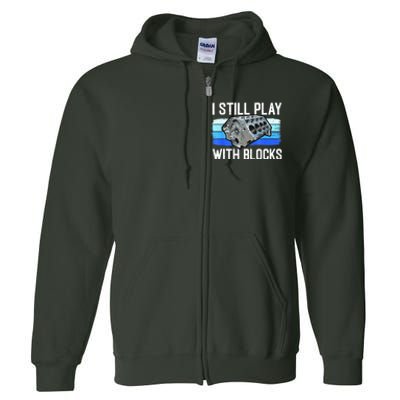 Funny Car Funny Mechanic Car Lover Car Mechanic Full Zip Hoodie