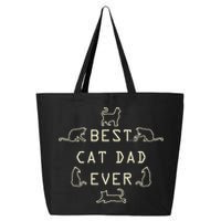 Feline Cat Father Kitty Dad Fathers Day Meow 25L Jumbo Tote