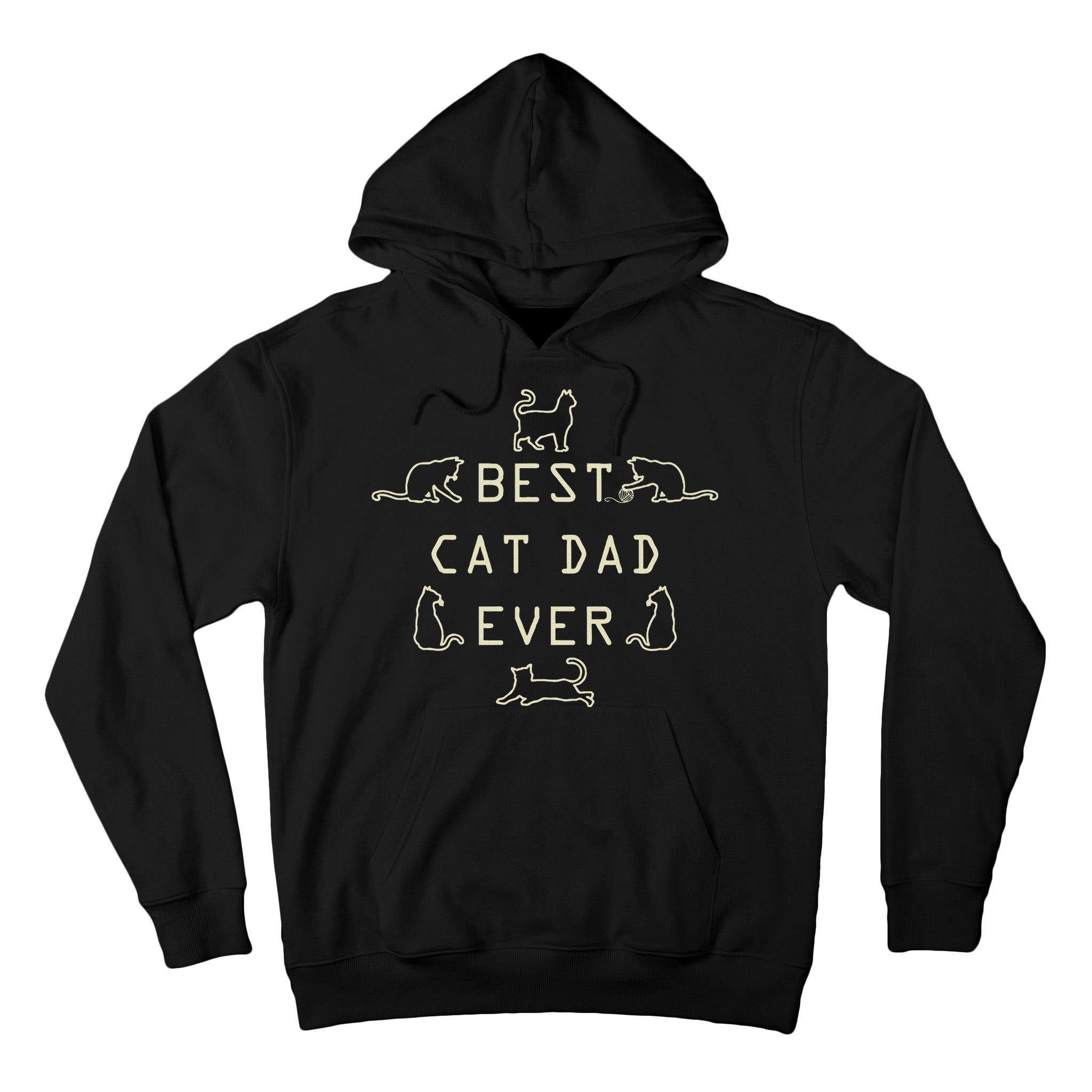 Feline Cat Father Kitty Dad Fathers Day Meow Tall Hoodie