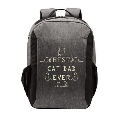 Feline Cat Father Kitty Dad Fathers Day Meow Vector Backpack