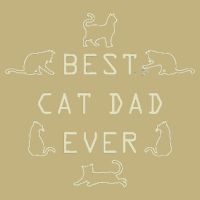 Feline Cat Father Kitty Dad Fathers Day Meow Cooling Performance Crew T-Shirt