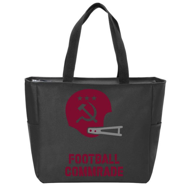 Football Commrade Zip Tote Bag