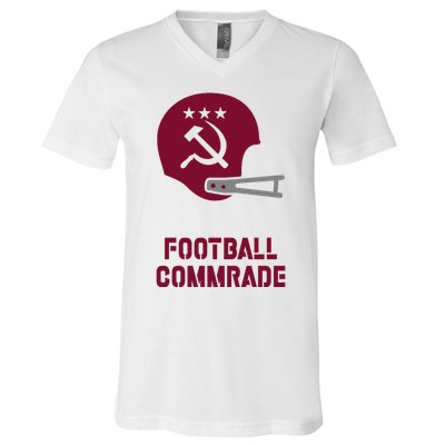 Football Commrade V-Neck T-Shirt