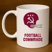 Football Commrade 11oz C Handle Ceramic Mug