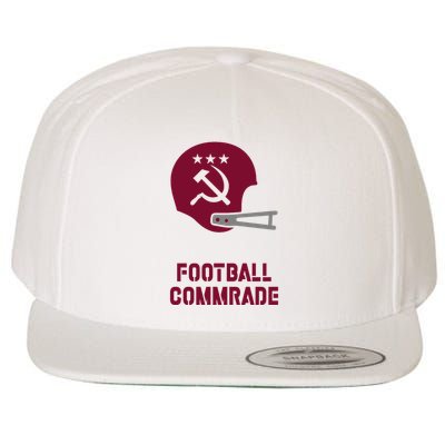 Football Commrade Wool Snapback Cap