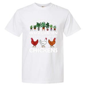 Funny Chicken For Men Women Gardening Chicken Lovers Garden T Garment-Dyed Heavyweight T-Shirt