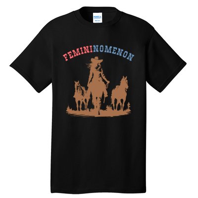 Femininomenon Cowgirls For Kamala Harris Future Madam President Tall T-Shirt