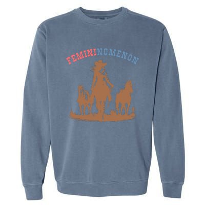 Femininomenon Cowgirls For Kamala Harris Future Madam President Garment-Dyed Sweatshirt