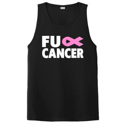 Fu Cancer Fu Cancer Fuck Breast Cancer Awareness Gift PosiCharge Competitor Tank