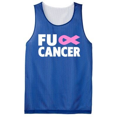 Fu Cancer Fu Cancer Fuck Breast Cancer Awareness Gift Mesh Reversible Basketball Jersey Tank