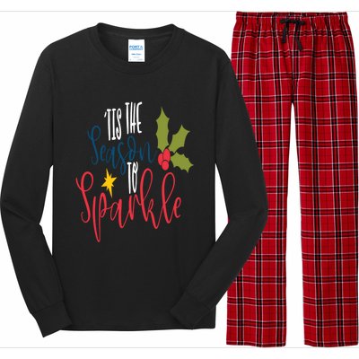 Funny Christmas Family Tis The Season To Gift Long Sleeve Pajama Set