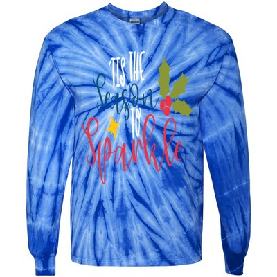 Funny Christmas Family Tis The Season To Gift Tie-Dye Long Sleeve Shirt