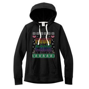 Fruit Cake Funny Gay Ugly Christmas Sweater Women's Fleece Hoodie