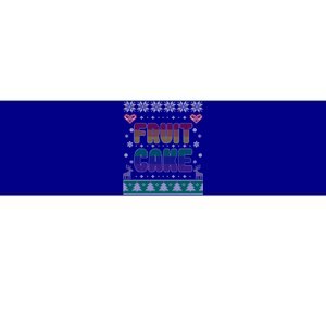 Fruit Cake Funny Gay Ugly Christmas Sweater Bumper Sticker