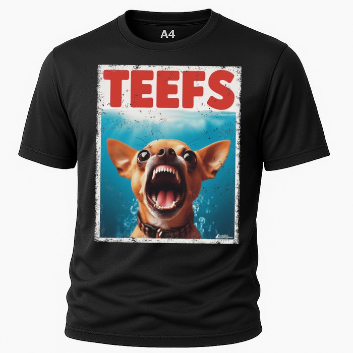 Funny Chihuahua Fs Top, Th Chi Jowls Paws Dog Mom Dad Cooling Performance Crew T-Shirt