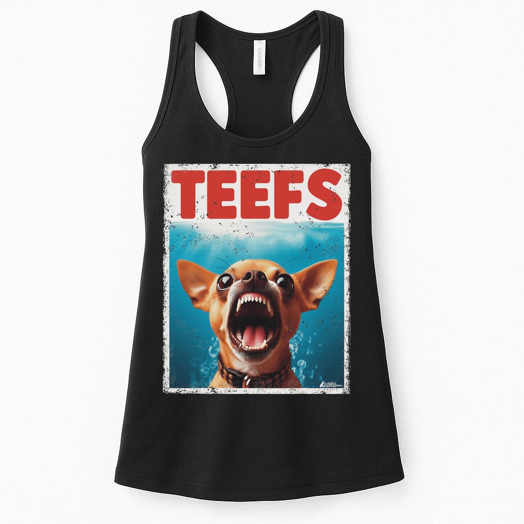 Funny Chihuahua Fs Top, Th Chi Jowls Paws Dog Mom Dad Womens Tank Top