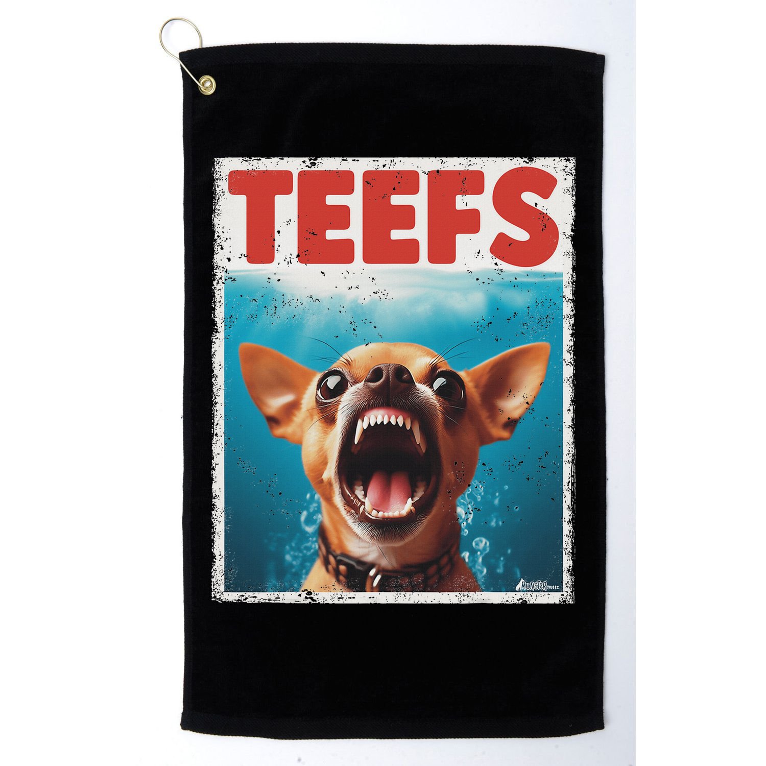 Funny Chihuahua Fs Top, Th Chi Jowls Paws Dog Mom Dad Golf Towel