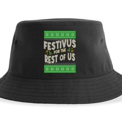 Funny Christmas Festivus For The Rest Of Us Sustainable Bucket Hat