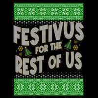 Funny Christmas Festivus For The Rest Of Us Drawstring Bag