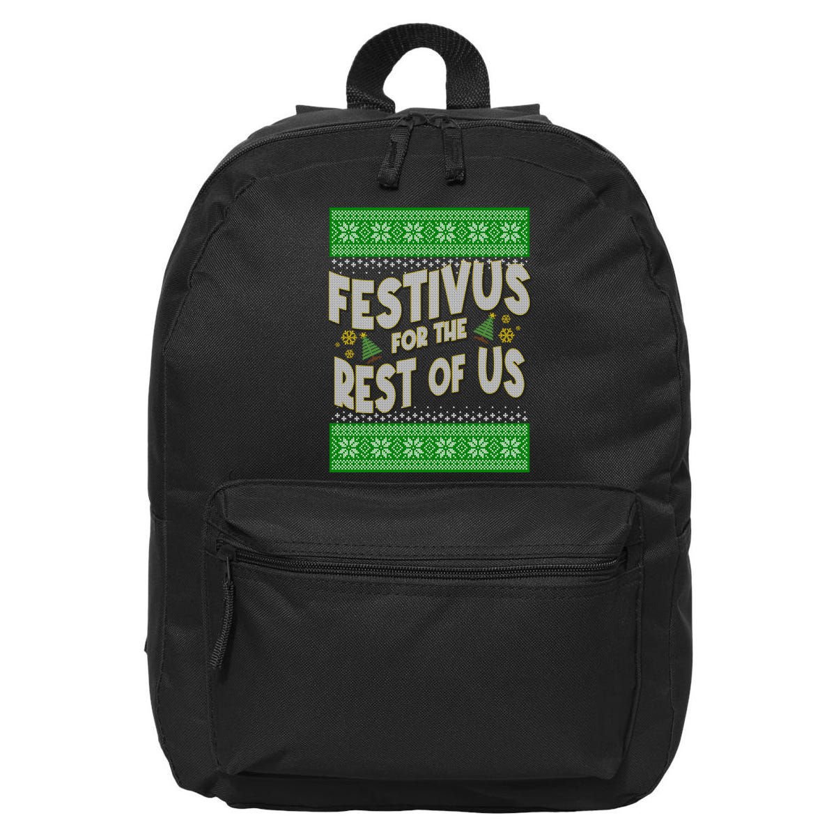 Funny Christmas Festivus For The Rest Of Us 16 in Basic Backpack