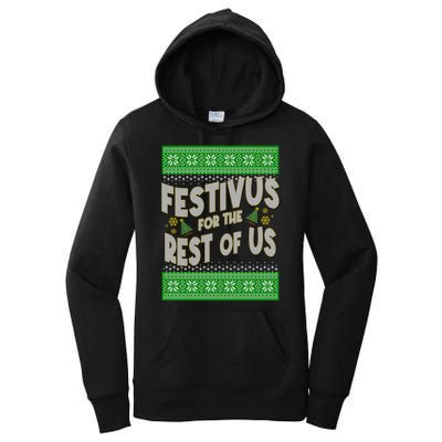 Funny Christmas Festivus For The Rest Of Us Women's Pullover Hoodie