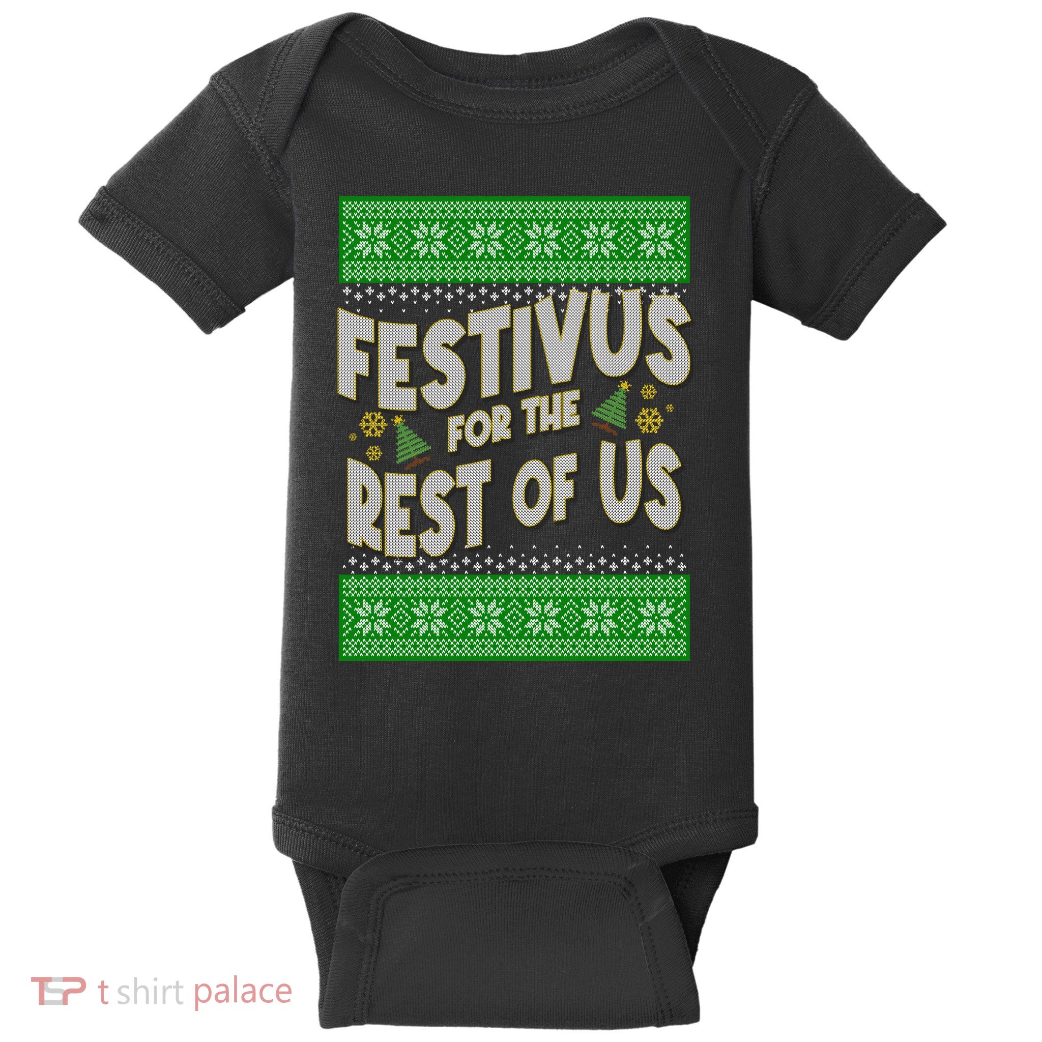 Funny Christmas Festivus For The Rest Of Us Baby Bodysuit