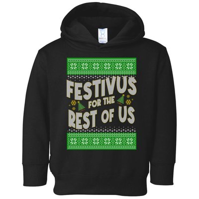 Funny Christmas Festivus For The Rest Of Us Toddler Hoodie