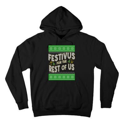 Funny Christmas Festivus For The Rest Of Us Tall Hoodie