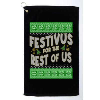 Funny Christmas Festivus For The Rest Of Us Golf Towel