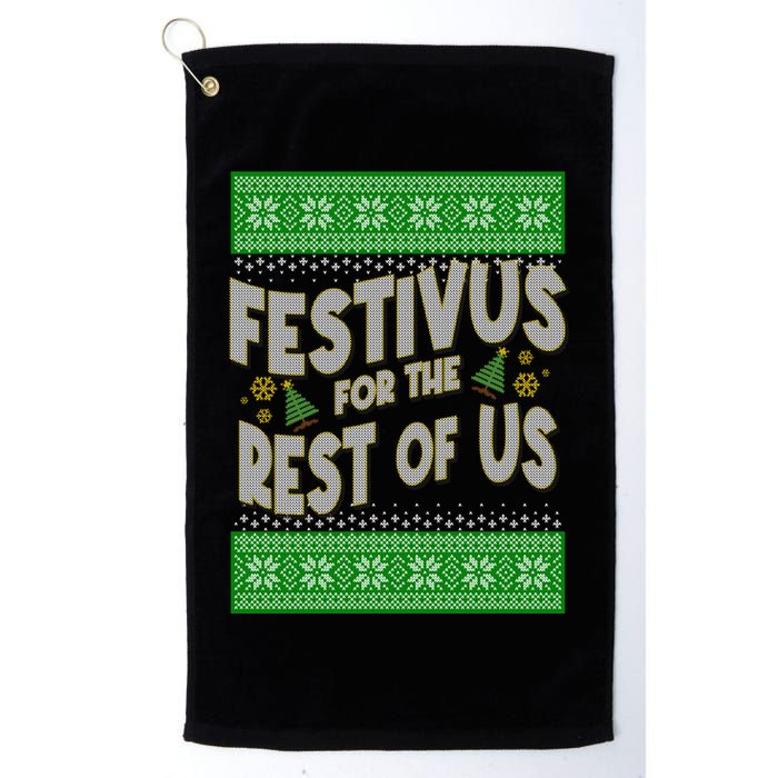 Funny Christmas Festivus For The Rest Of Us Golf Towel