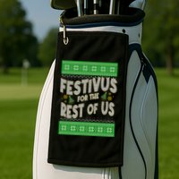 Funny Christmas Festivus For The Rest Of Us Golf Towel