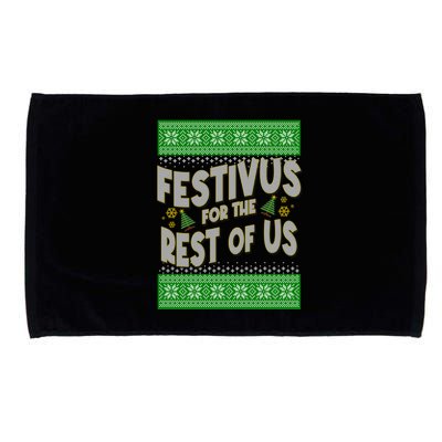 Funny Christmas Festivus For The Rest Of Us Microfiber Hand Towel