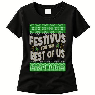 Funny Christmas Festivus For The Rest Of Us Womens T-Shirt