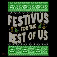 Funny Christmas Festivus For The Rest Of Us Short Acrylic Beanie