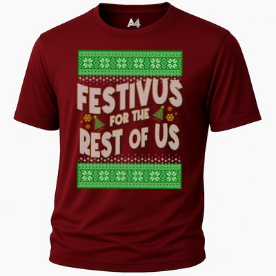 Funny Christmas Festivus For The Rest Of Us Performance Shirt