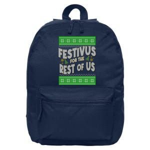 Funny Christmas Festivus For The Rest Of Us 16 in Basic Backpack