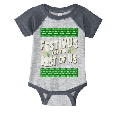 Funny Christmas Festivus For The Rest Of Us Infant Baby Jersey Bodysuit