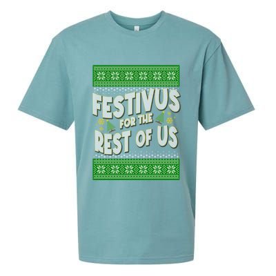 Funny Christmas Festivus For The Rest Of Us Sueded Cloud Jersey T-Shirt