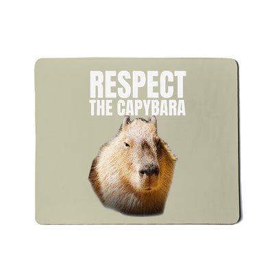 Funny Capybara For Cavy Rodent Capybara Lover Mousepad