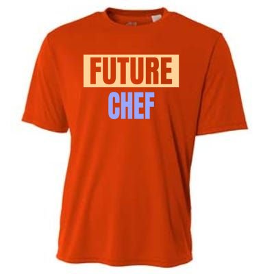 Future Chef Funny Chef Gift Cooling Performance Crew T-Shirt