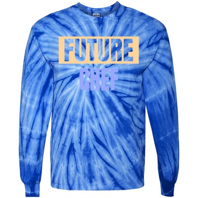 Future Chef Funny Chef Gift Tie-Dye Long Sleeve Shirt